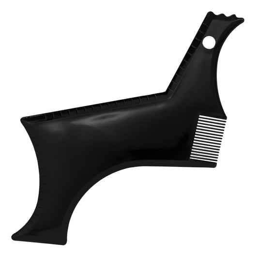 MAPPERZ Beard Shaper for Men Beard Shaper Tool kit With Comb For Home And Salon Use - Black