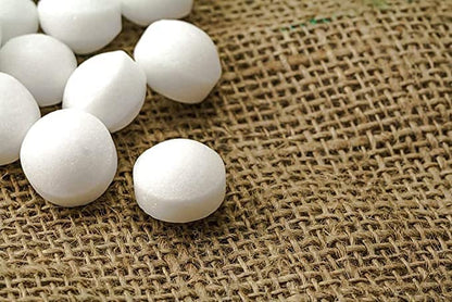 MAPPERZ Naphthalene Balls for Clothes/ Naphthalene Balls 3 in 1 Anti-Insect, Anti-Moth, Anti-pests/ Napthalene Balls for Bathroom, Cockroaches - White (200 gm)