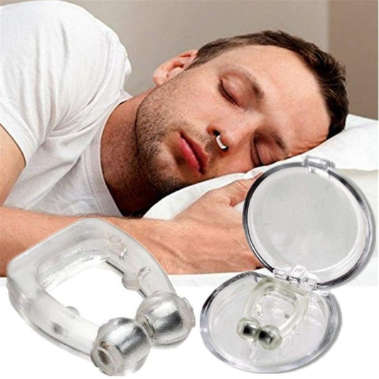 MAPPERZ Snore Free Nose Clip/Unisex Stop Snoring Anti Snore Free Sleep Silicone Magnetic Nose Clip/Anti Snoring device (Set Of 1)