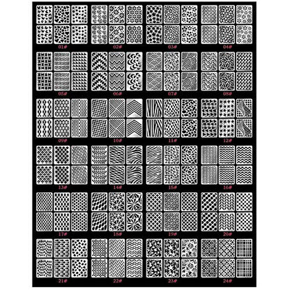 MAPPERZ Nail Art Stickers/144 Pcs Nail Art Stickers Sheets/Waterproof Nail Art Self Adhesive 3D Stickers - Multicolor