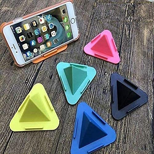 MAPPERZ Univeral Portable Three-Sided Pyramid Shape Desktop/Table Mobile Holder Stand Compatible with All Mobile Phone