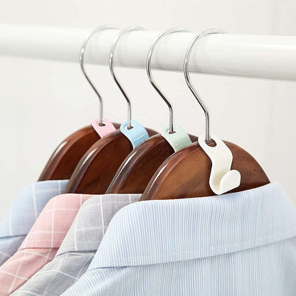 MAPPERZ Extendable Hooks Hanger for Clothes/ Connector Hooks for Hanger Heavy Duty Space Saving Cascading Connection/ Organizer Space-Saving Clip