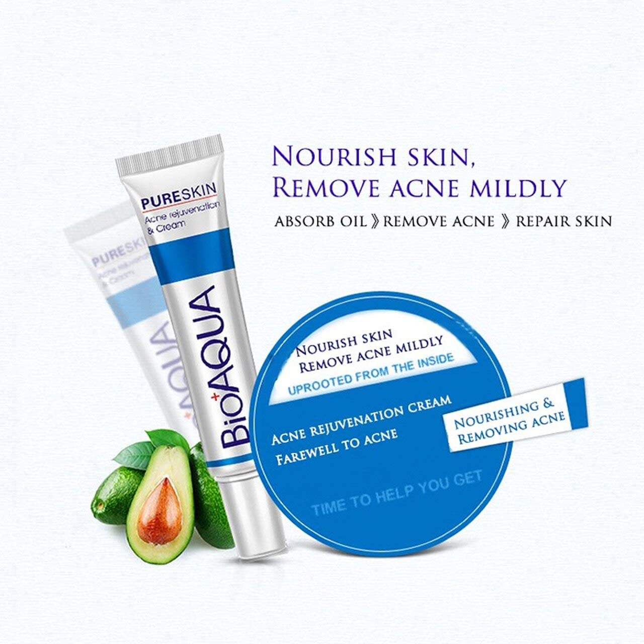 MAPPERZ | AquaBioaqua Face Care Acne Treatment Acne Treatment Cream Shrink Pores Oil Control Skin Care 30gm