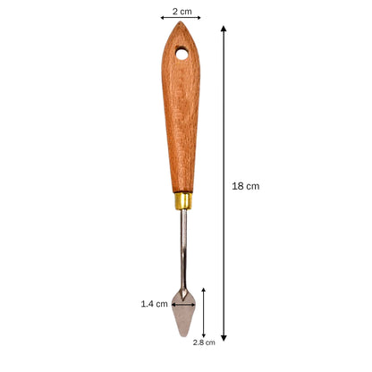 MAPPERZ Stainless Steel Artists Palette Knife Spatula Palette Knife Painting Mixing Scraper Thin and Flexible Art Tools for Oil Painting Acrylic Mixing