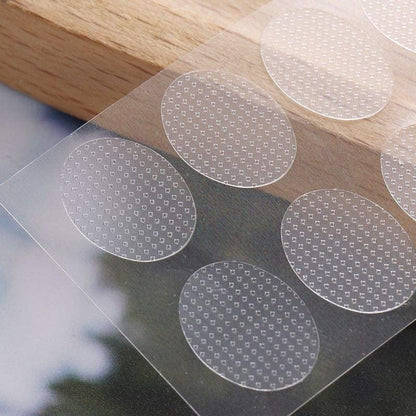 MAPPERZ Ear Lobe Support Patches, Waterproof Earring Patches, Invisible Earring Backs For Droopy Ears Against Tearing, Ear Care Products for Torn-Stretched Ear Lobes, Provide Relief, Pack Of 30 Dots