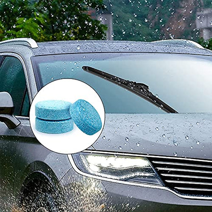 MAPPERZ Windshield Cleaning Tablets, Car Glass Cleaner Tablet, Car Window, Wiper Glass Cleaner, Concentrated Washer Fluid Tablets (30 Tablet)