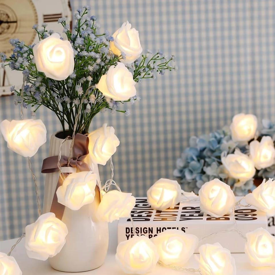 MAPPERZ Led Serial String Lights for Home Decore Copper Wire 12 Stars 138 led Lights for Birthday Festive Decore