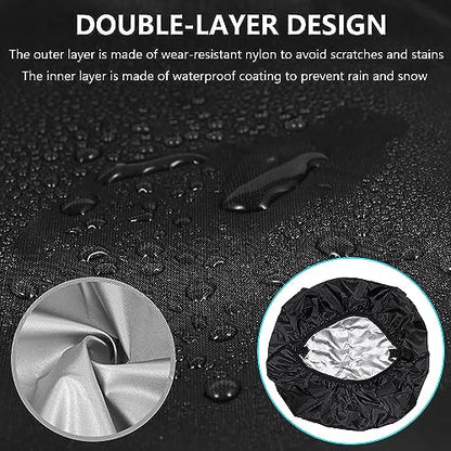 MAPPERZ Waterproof Backpack Cover with Pouch Backpack Dust and Rain Protector for School College Office and Trekking Bags (30L-35L)