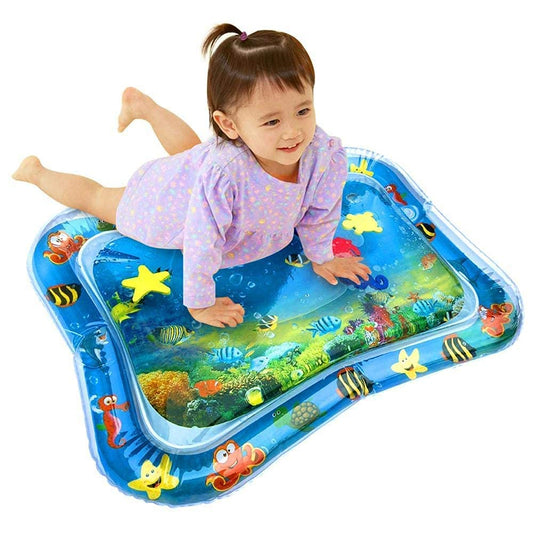 MAPPERZ Baby Kids Water Play Mat Toys Baby Slapped Pad Water & Leak Proof Baby Carpet Inflatable, Fun & Play Centre Indoor and Outdoor Water Play Mat for Babies