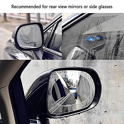 MAPPERZ Anti Fog Film for Car Mirror and Window Rainproof Anti-Water Protective Film Sticker for Car