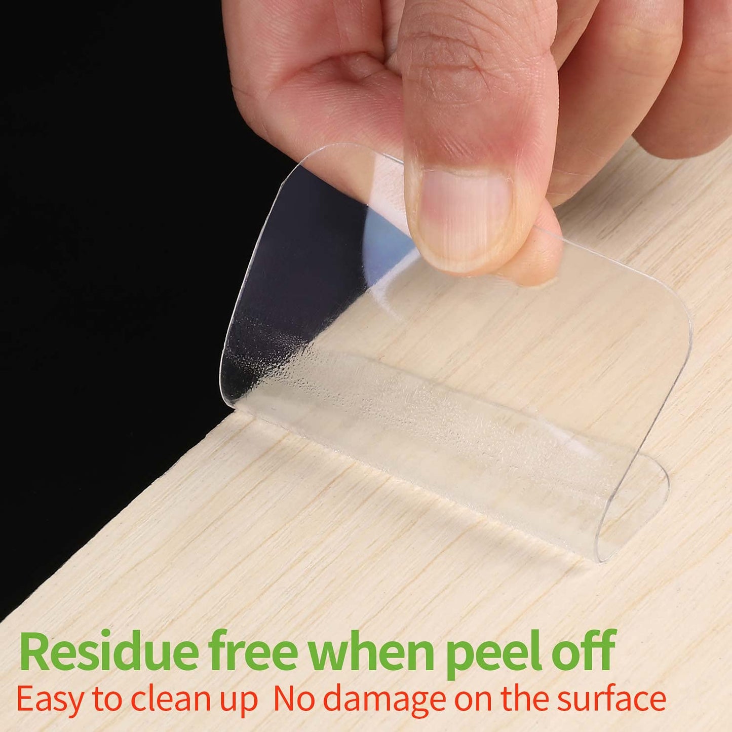 MAPPERZ Double Sided Adhesive Pads for Mounting Two Sided Precut Squares Heavy Duty Tape, Sticky Tack Double Sided No Trace Multipurpose Removable Tape for Wall Hanging Nano Wall Mount Gel, pack of 20