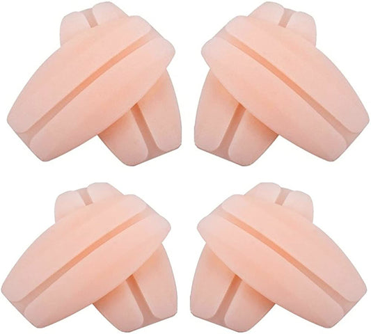 MAPPERZ Women's Soft Silicone Bra Strap Cushions Holder Non-slip Pliable Shoulder Protectors Comfortable Pads, Pack Of 2 Pair
