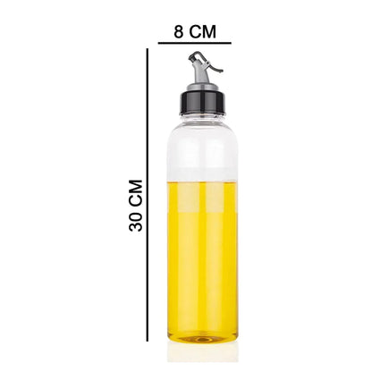 MAPPERZ Oil Dispenser Bottle, Plastic Oil Dispenser Vinegar Bottles for Kitchen with Airtight Nozzle Plug Pouring Spouts Cooking for Kitchen Easy Oil Flow Wide Lid Refill (Pack of 1)