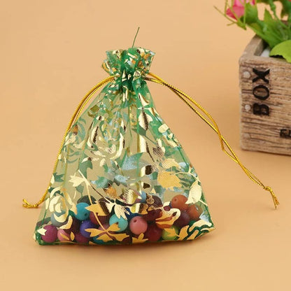 MAPPERZ Party Favor Drawstring Pouch, Shagun Potli Bags for Wedding/Party/Baby Shower, Dry Fruit Pouches, Gift Pouches for Return Gifts