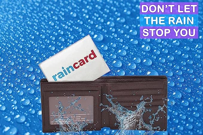 MAPPERZ Unisex Pocket Rain Coat Single Layer Disposable Rain Card for Men Women, Free Size (5)