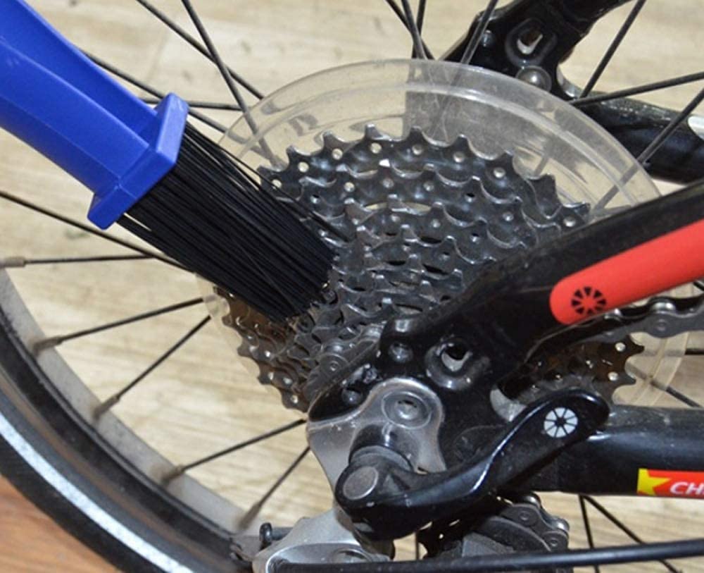 MAPPERZ Multipurpose Cycle Motorcycle Bike Chain Cleaner Brush - Multicolor