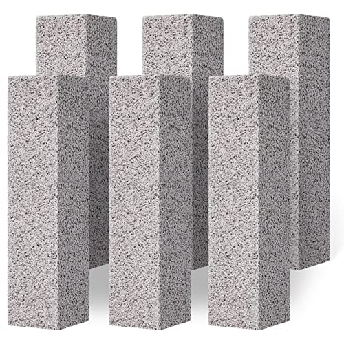 MAPPERZ Non Scratch Pumice Toilet Cleaning Stone, Removes Hardwater Stains & Rings, Calcium & Iron from Toilets, Bathtubs, Sinks, Tiles, Swimming Pools, Grill, Toilet Bowl & Rust, Pack Of 4