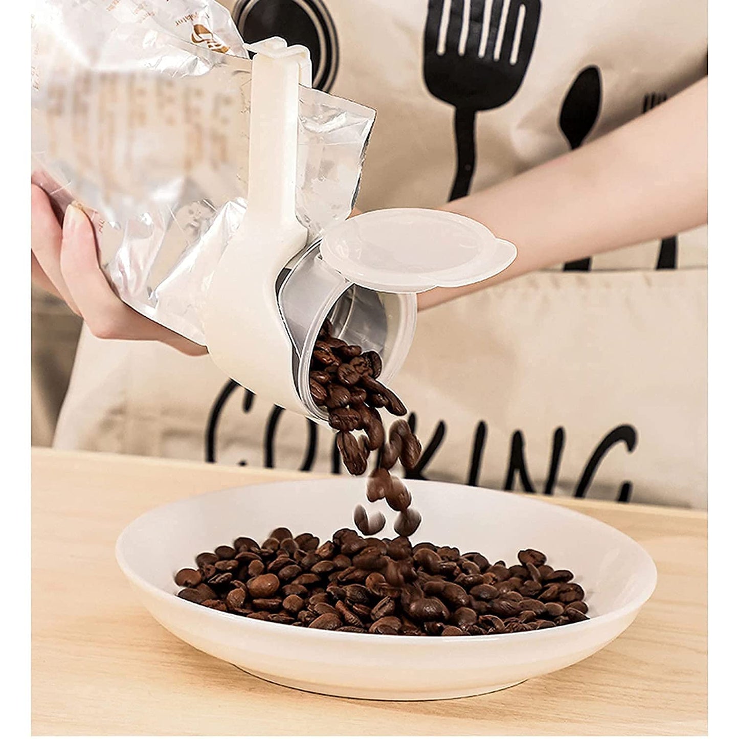 MAPPERZ Snack Food Sealing Clip / Seal Pour Food Storage Bag Clip Snack/ Food Sealing Clip / Food Storage Sealing Clips with Pour Spouts Moisture Sealing Clamp