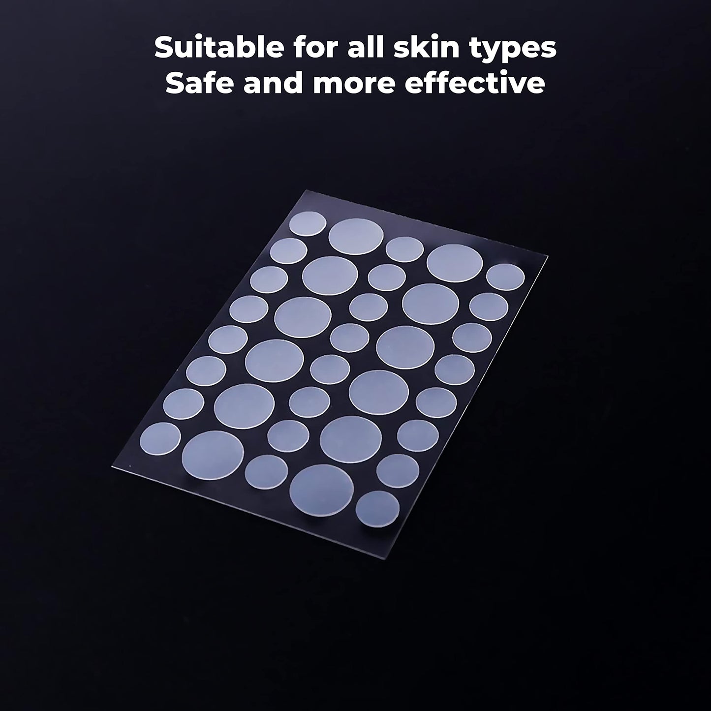 MAPPERZ Acne Pimple Patch Facial Stickers cover with 100% Hydrocolloid- (36 Invisible Acne Pimple Patch)
