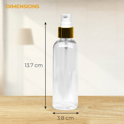 MAPPERZ ROUND BOTTLE WITH GOLDEN SPRAY