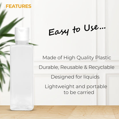 MAPPERZ SQUARE BOTTLE with WHITE CAP