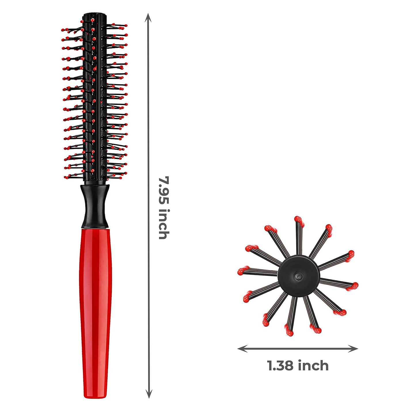MAPPERZ Round Brush Round Comb For Men & Women- (Multicolor)