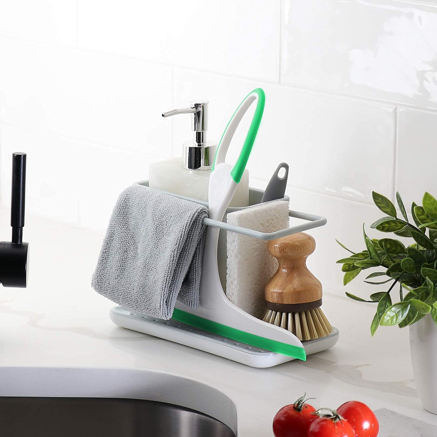MAPPERZ Car Wash Wiper Windshield and Kitchen Table & Platform Cleaning Wiper Soft Silicone Handle - Multicolor