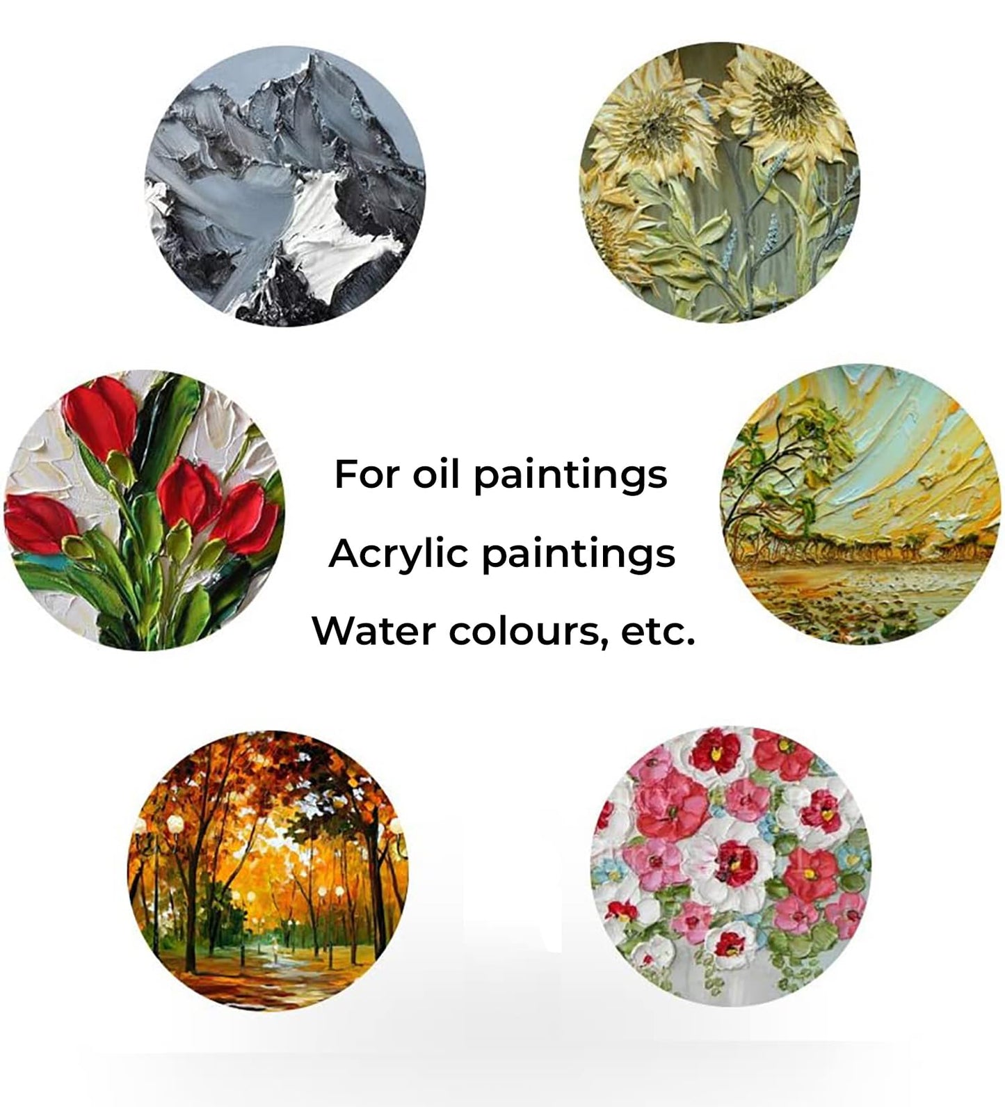 MAPPERZ Stainless Steel Artists Palette Knife Spatula Painting Mixing Scraper Thin and Flexible Art Tools for Oil Painting Acrylic Mixing, Canvas, Cake Icing, Face Painting Knife No. J-9, Pack of 01