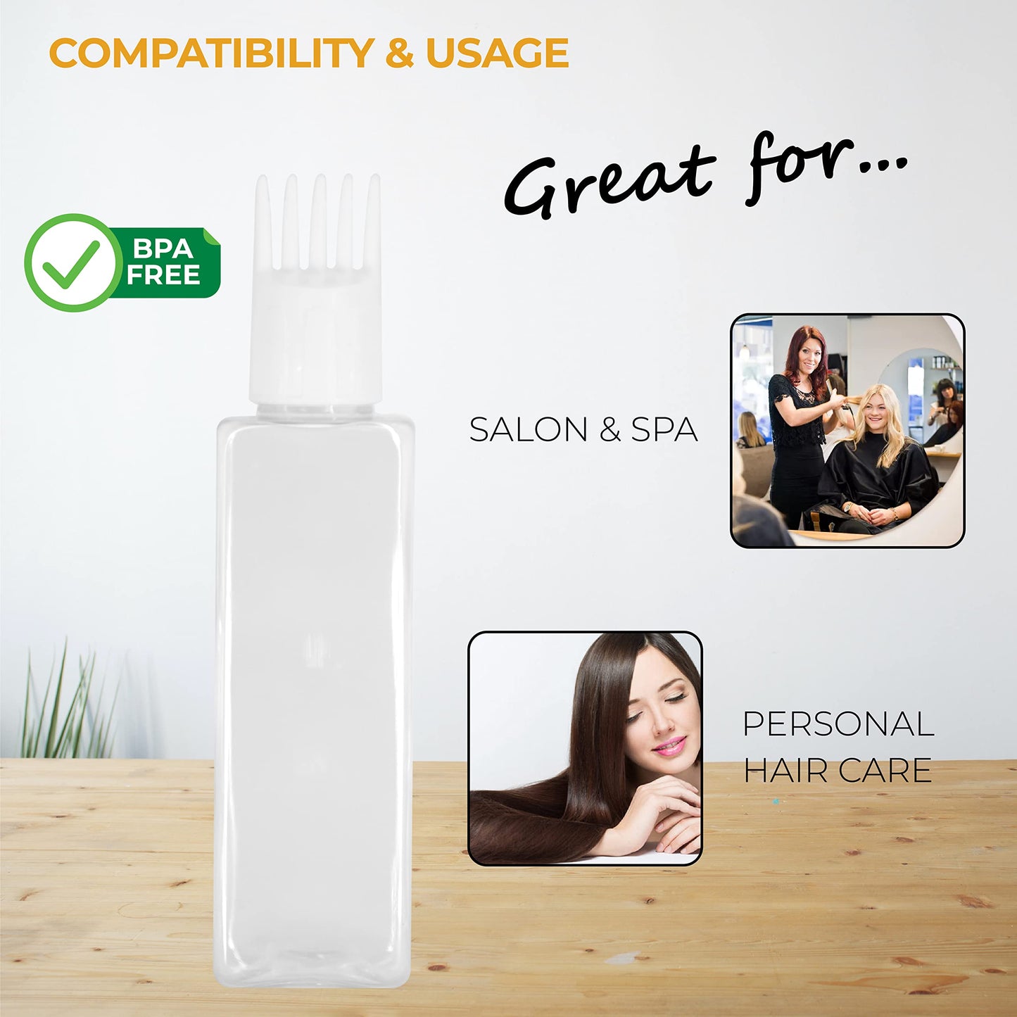 MAPPERZ SQUARE BOTTLE with WHITE COMB