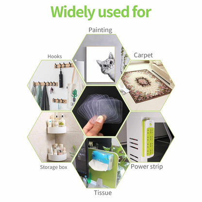 MAPPERZ Double Sided Adhesive Pads for Mounting Two Sided Precut Squares Heavy Duty Tape, Sticky Tack Double Sided No Trace Multipurpose Removable Tape for Wall Hanging Nano Wall Mount Gel, pack of 20