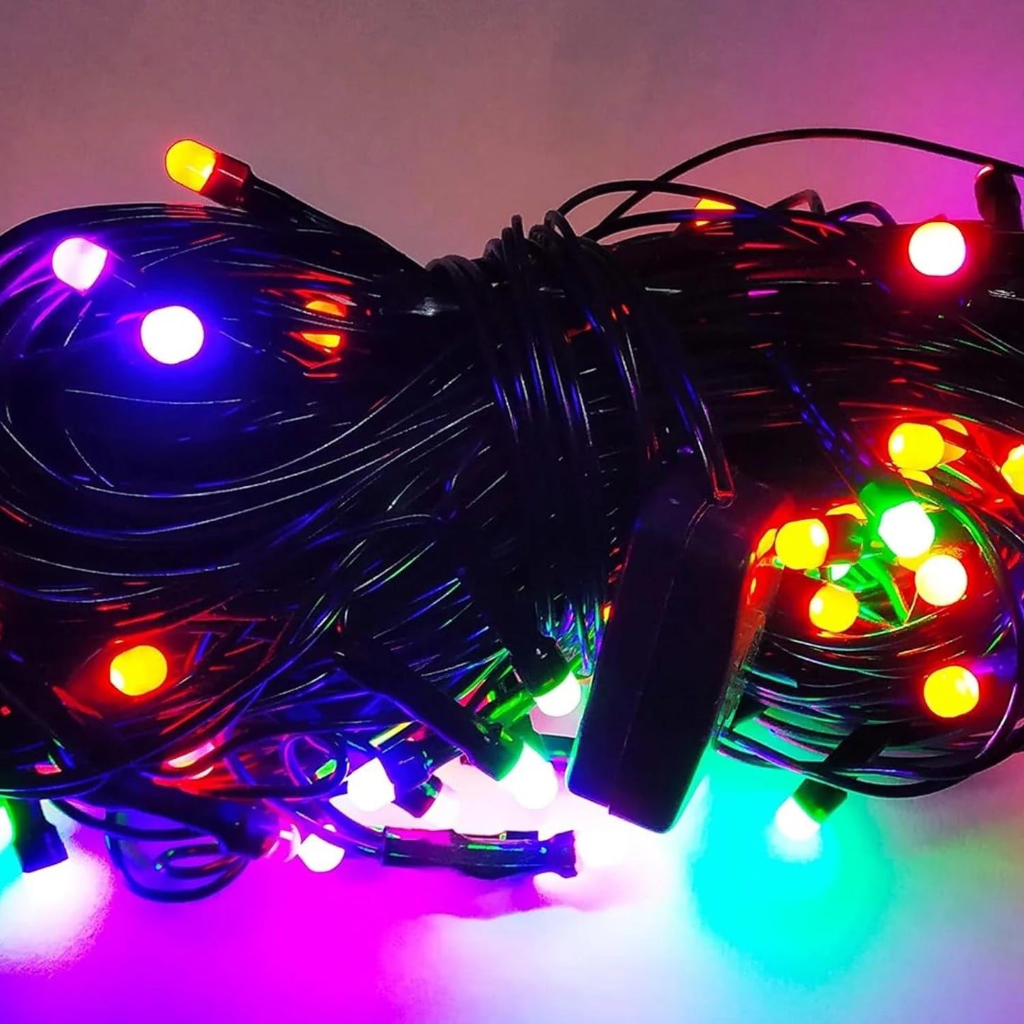 MAPPERZ Led Serial String Lights for Home Decore Copper Wire 12 Stars 138 led Lights for Birthday Festive Decore
