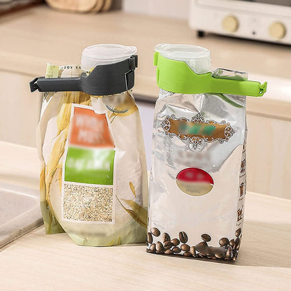 MAPPERZ Snack Food Sealing Clip / Seal Pour Food Storage Bag Clip Snack/ Food Sealing Clip / Food Storage Sealing Clips with Pour Spouts Moisture Sealing Clamp
