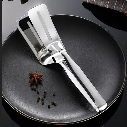 MAPPERZ Multifunctional Tongs Cooking & Serving Utensil Frying Food Tong Stainless Steel BBQ Kitchen Tong