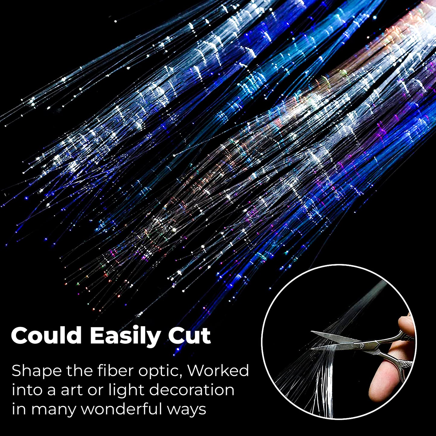 Meesh Butterfly LED Fairy Hair Clips For Dark Party, Neon Rave Accessories for Women Girls