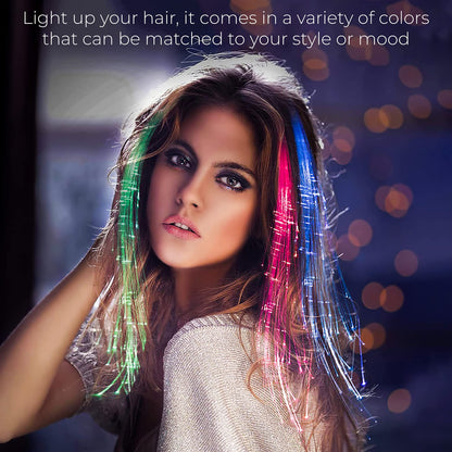 Meesh Butterfly LED Fairy Hair Clips For Dark Party, Neon Rave Accessories for Women Girls